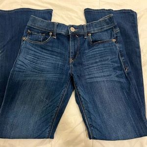 Express Blue Jeans Slim Flare